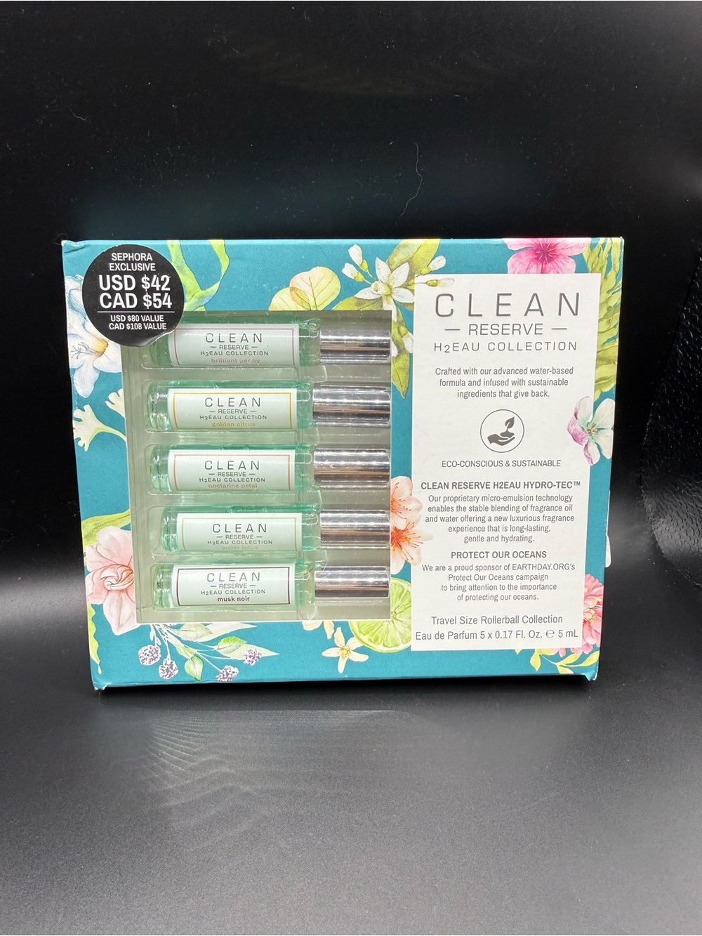 Clean Reserve H2EAU Collection Travel Rollerball Set -  5ml each